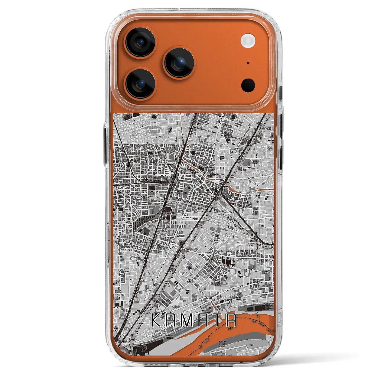 HUF 地図デザイン iPhoneケース 蒲田（東京都）】地図柄iPhoneケース（MagSafeタイプ） – クロスフィールド