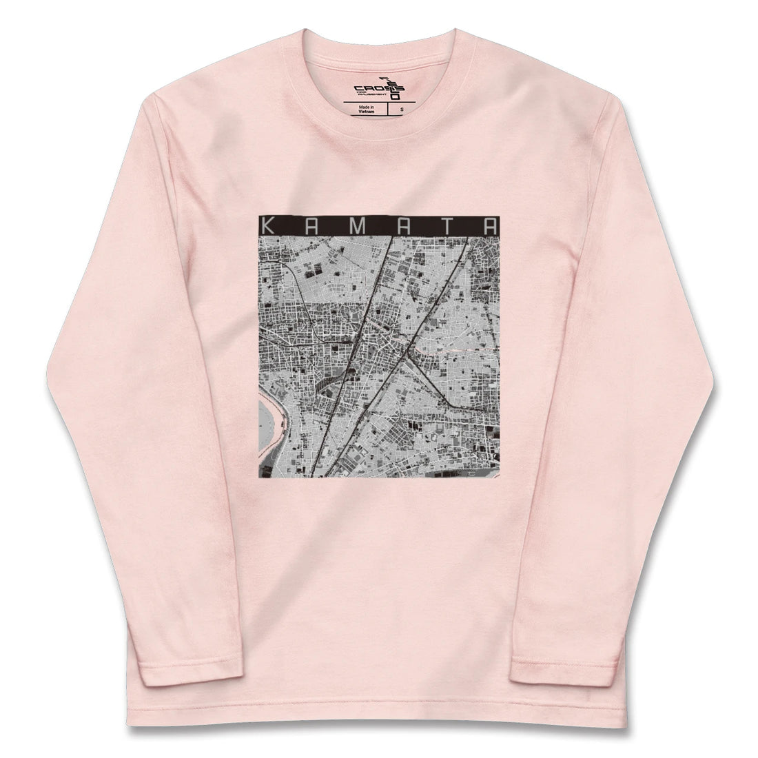 【蒲田（東京都）】地図柄ロングスリーブTシャツ