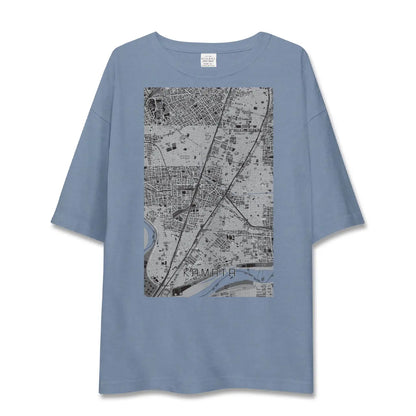 【蒲田（東京都）】地図柄ビッグシルエットTシャツ
