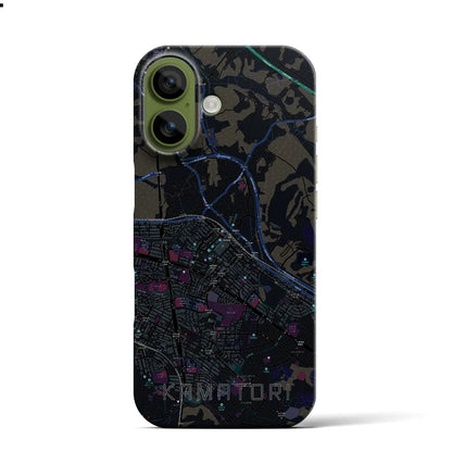 【鎌取（千葉県）】地図柄iPhoneケース（バックカバータイプ）