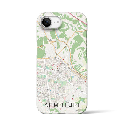 【鎌取（千葉県）】地図柄iPhoneケース（バックカバータイプ）