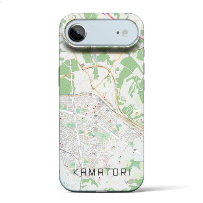 【鎌取（千葉県）】地図柄iPhoneケース（バックカバータイプ）