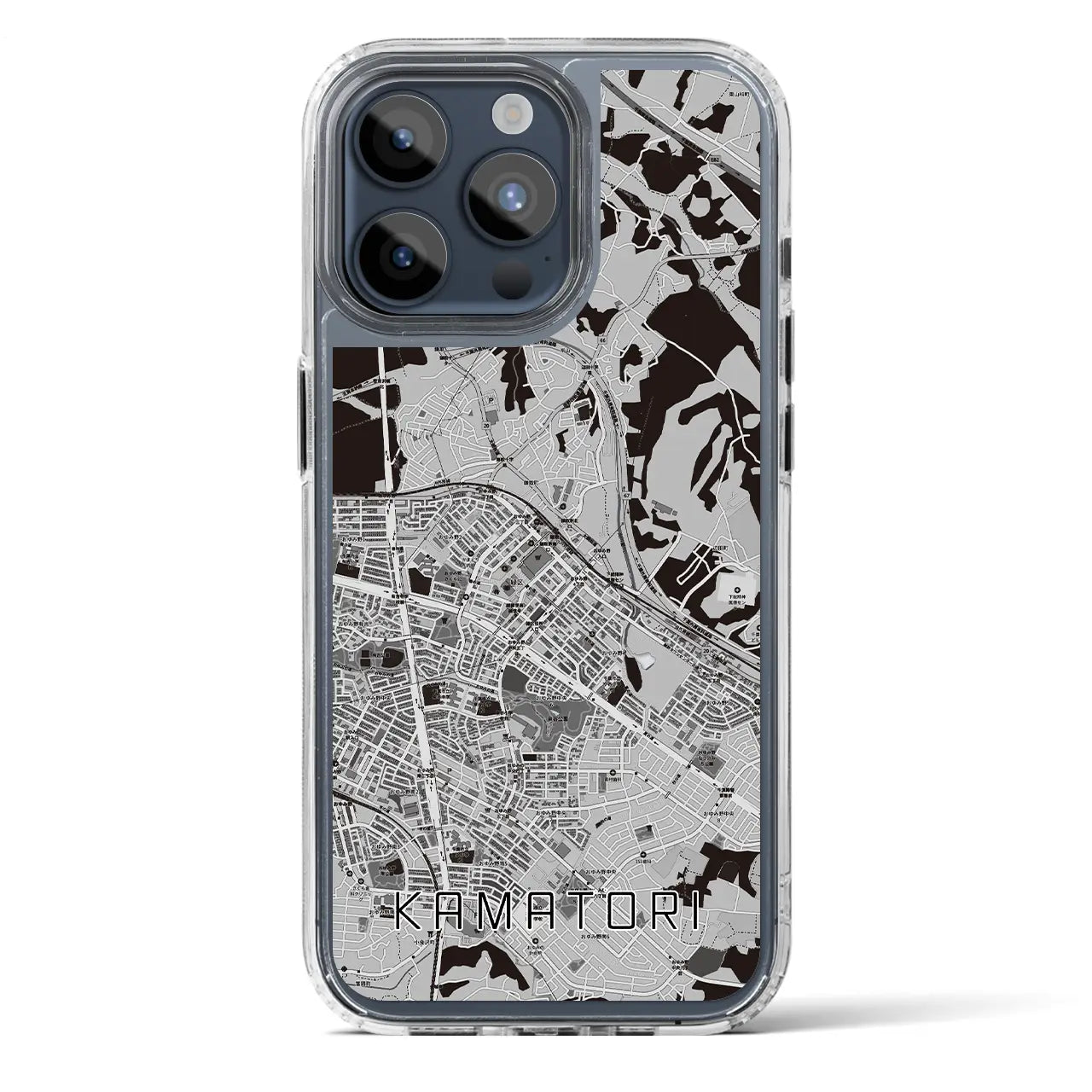 【鎌取（千葉県）】地図柄iPhoneケース（MagSafeタイプ）