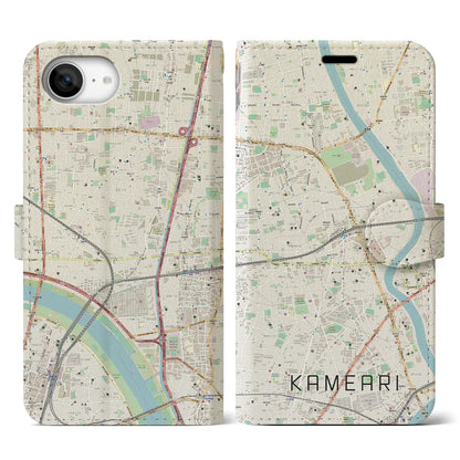 【亀有（東京都）】地図柄iPhoneケース（手帳タイプ）