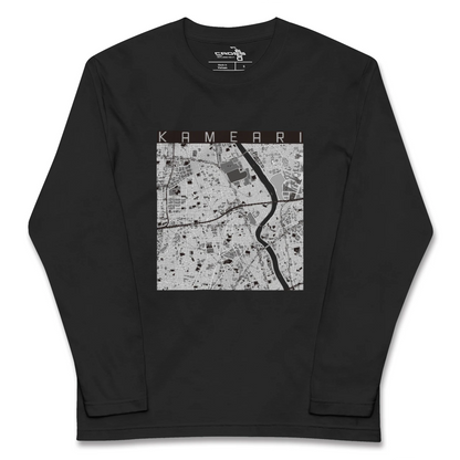 【亀有（東京都）】地図柄ロングスリーブTシャツ