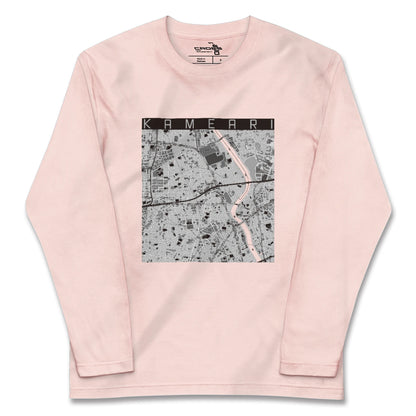 【亀有（東京都）】地図柄ロングスリーブTシャツ