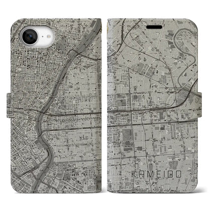 【亀戸（東京都）】地図柄iPhoneケース（手帳タイプ）