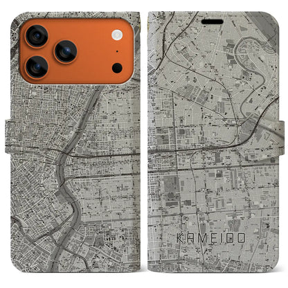 【亀戸（東京都）】地図柄iPhoneケース（手帳タイプ）