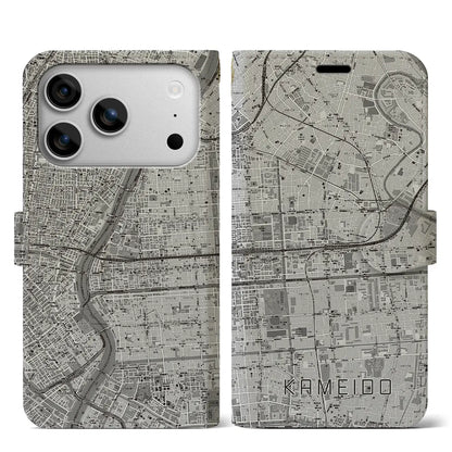 【亀戸（東京都）】地図柄iPhoneケース（手帳タイプ）