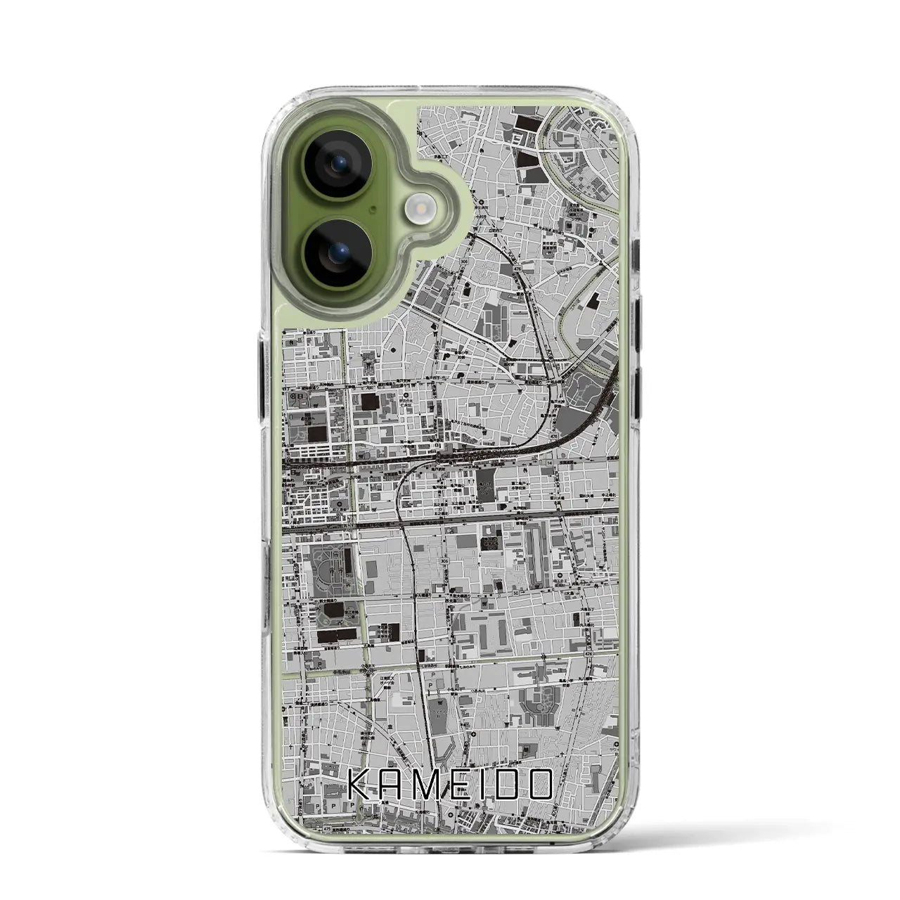 【亀戸（東京都）】地図柄iPhoneケース（MagSafeタイプ）