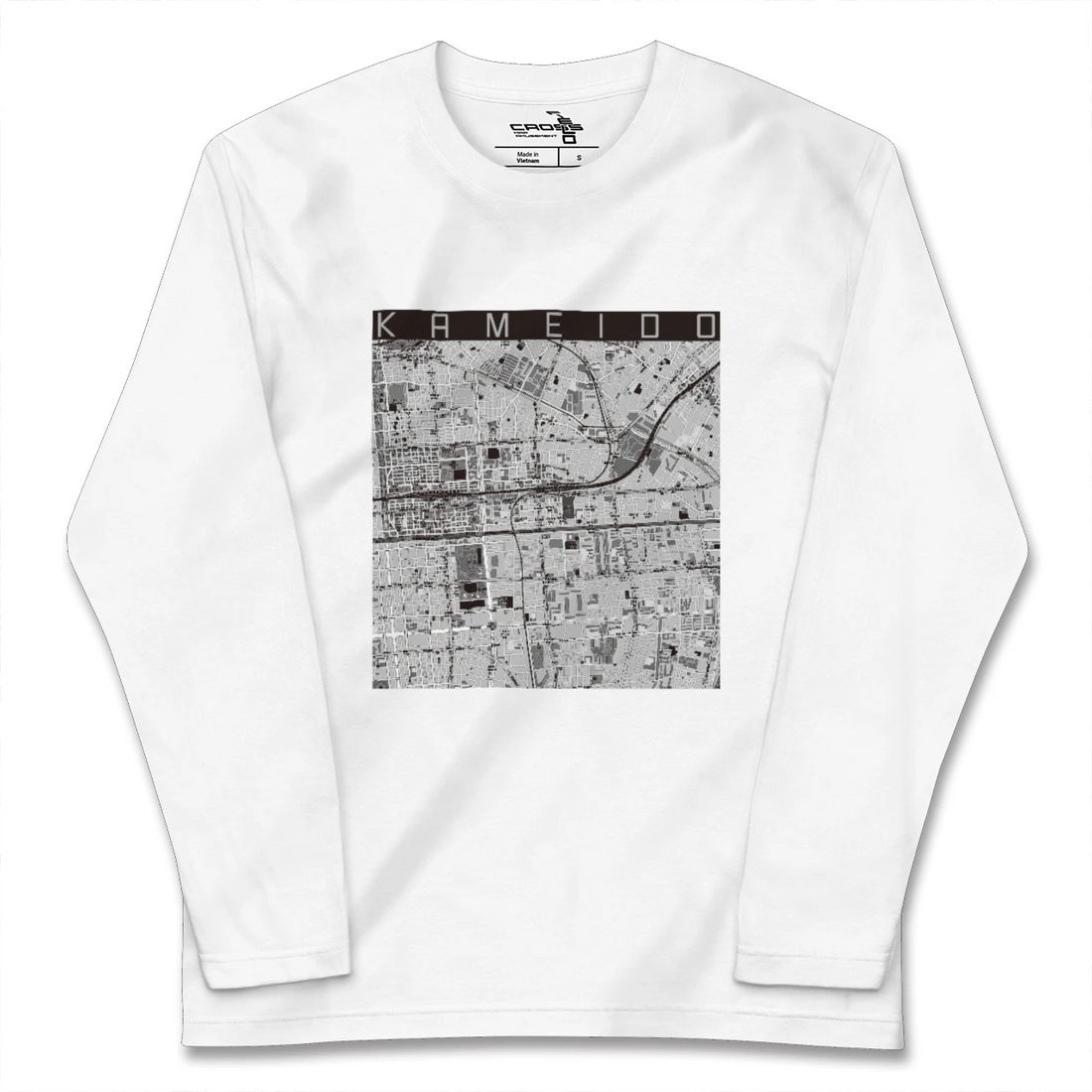 【亀戸（東京都）】地図柄ロングスリーブTシャツ