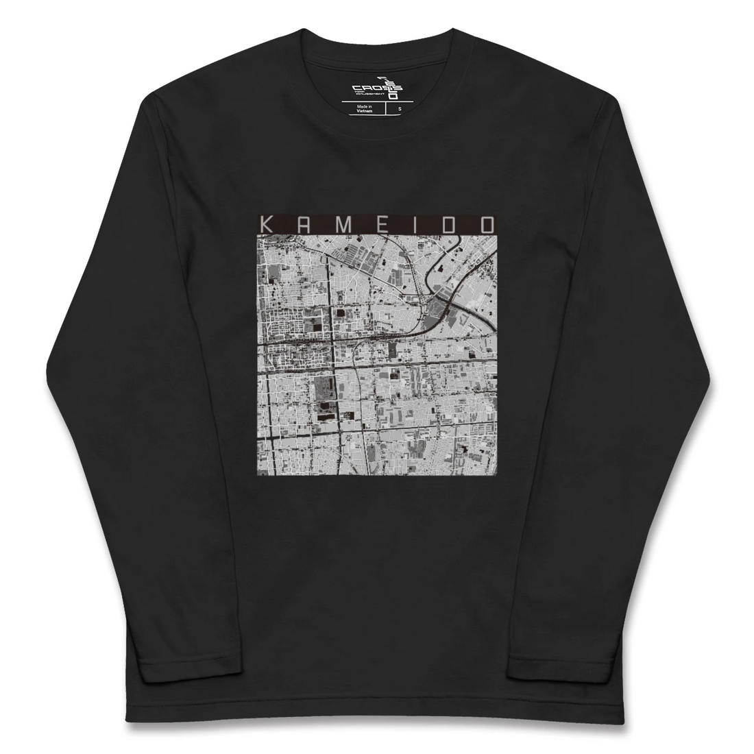 【亀戸（東京都）】地図柄ロングスリーブTシャツ