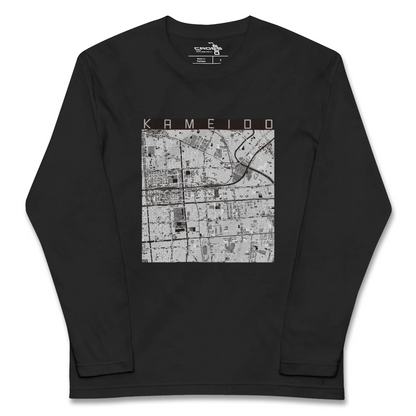 【亀戸（東京都）】地図柄ロングスリーブTシャツ