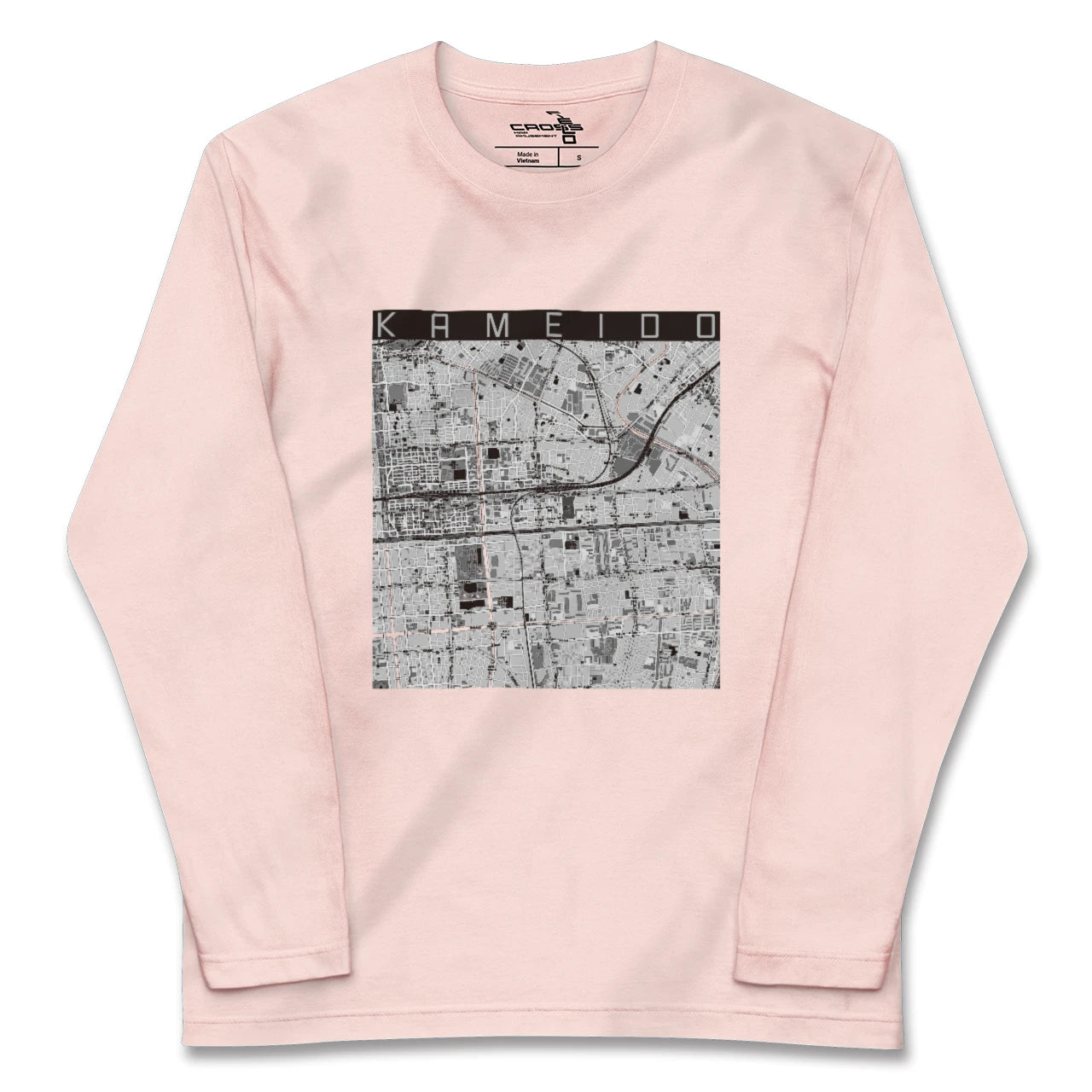 【亀戸（東京都）】地図柄ロングスリーブTシャツ