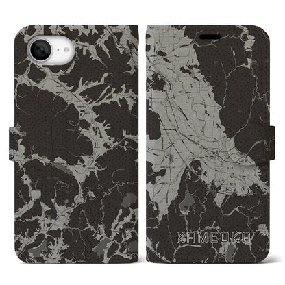 【亀岡（京都府）】地図柄iPhoneケース（手帳タイプ）