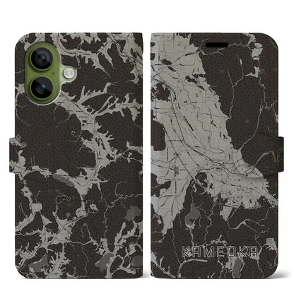 【亀岡（京都府）】地図柄iPhoneケース（手帳タイプ）