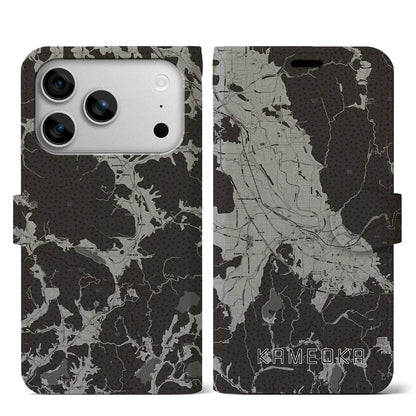 【亀岡（京都府）】地図柄iPhoneケース（手帳タイプ）