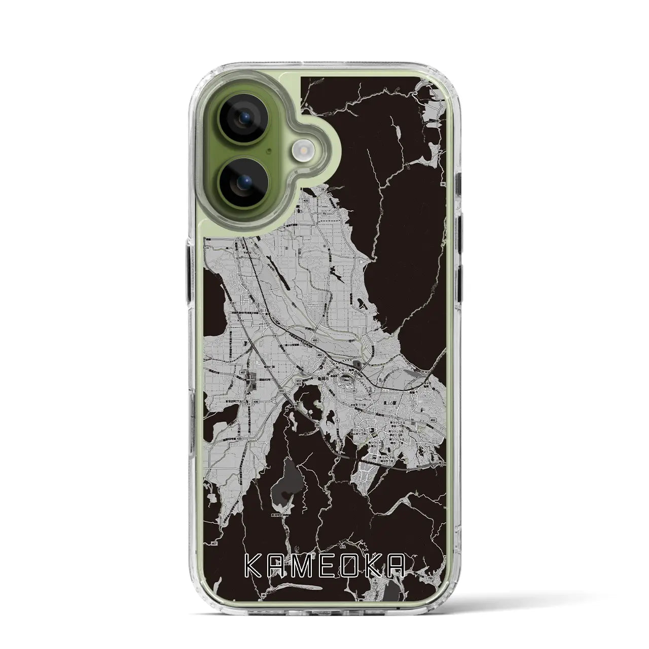 【亀岡（京都府）】地図柄iPhoneケース（MagSafeタイプ）