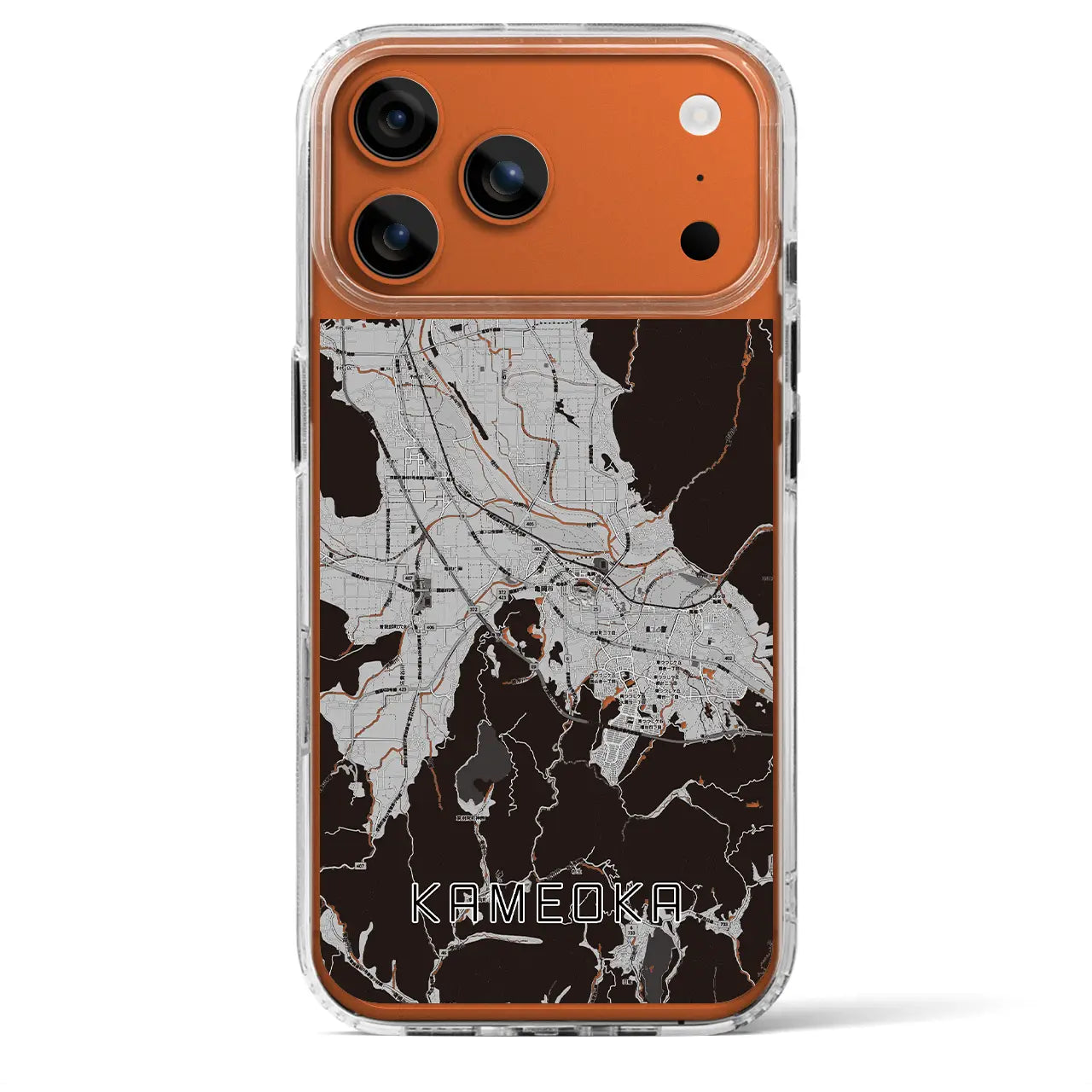 【亀岡（京都府）】地図柄iPhoneケース（MagSafeタイプ）