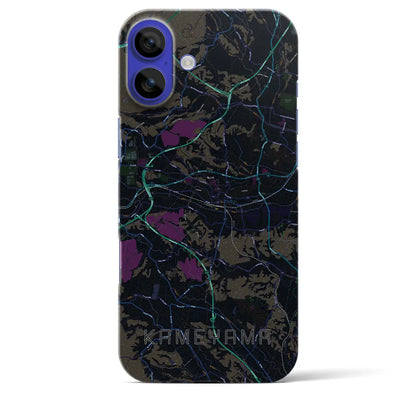 【亀山（三重県）】地図柄iPhoneケース（バックカバータイプ）