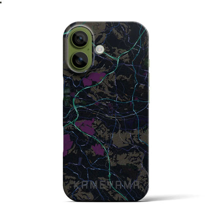 【亀山（三重県）】地図柄iPhoneケース（バックカバータイプ）