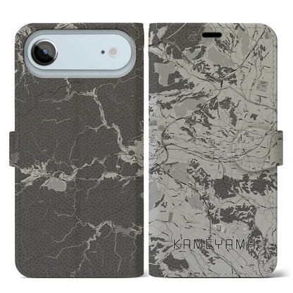 【亀山（三重県）】地図柄iPhoneケース（手帳タイプ）