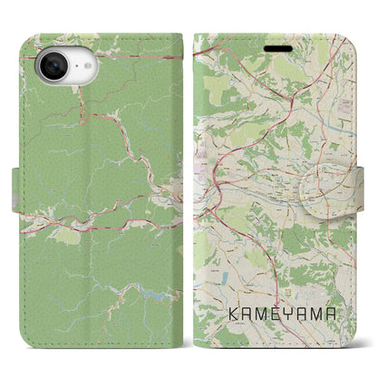 【亀山（三重県）】地図柄iPhoneケース（手帳タイプ）