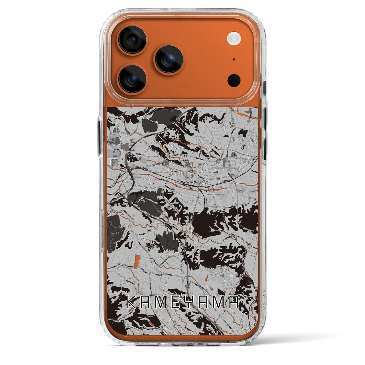 【亀山（三重県）】地図柄iPhoneケース（MagSafeタイプ）