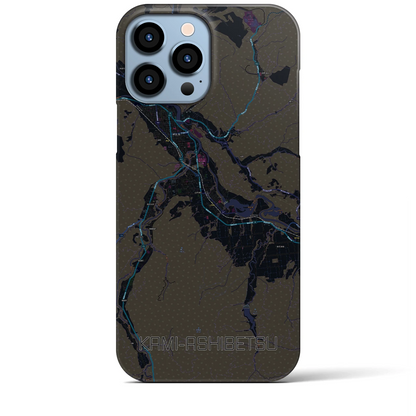 【上芦別（北海道）】地図柄iPhoneケース（バックカバータイプ）