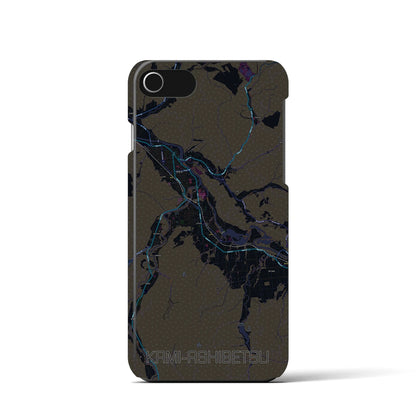 【上芦別（北海道）】地図柄iPhoneケース（バックカバータイプ）