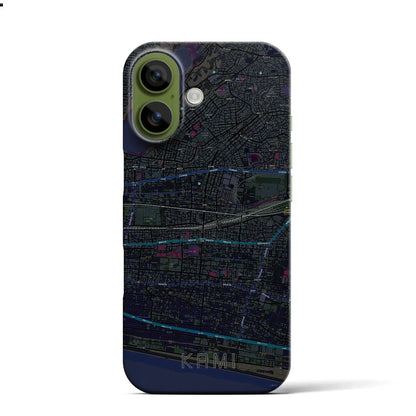 【可美（静岡県）】地図柄iPhoneケース（バックカバータイプ）