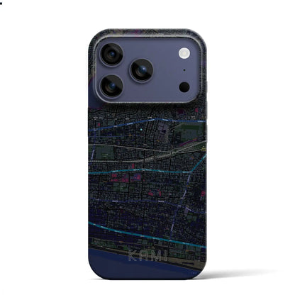 【可美（静岡県）】地図柄iPhoneケース（バックカバータイプ）