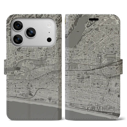 【可美（静岡県）】地図柄iPhoneケース（手帳タイプ）