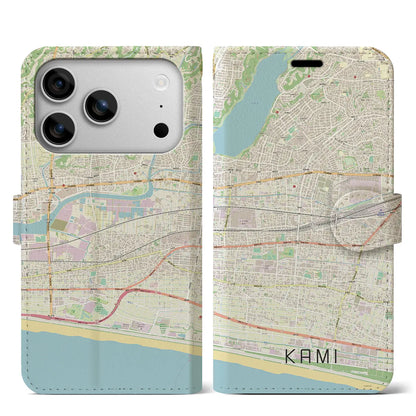 【可美（静岡県）】地図柄iPhoneケース（手帳タイプ）