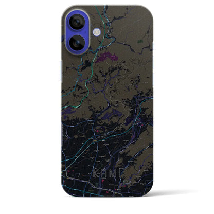 【香美（高知県）】地図柄iPhoneケース（バックカバータイプ）