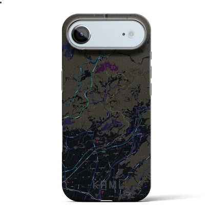 【香美（高知県）】地図柄iPhoneケース（バックカバータイプ）