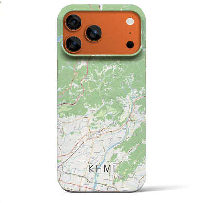 【香美（高知県）】地図柄iPhoneケース（バックカバータイプ）