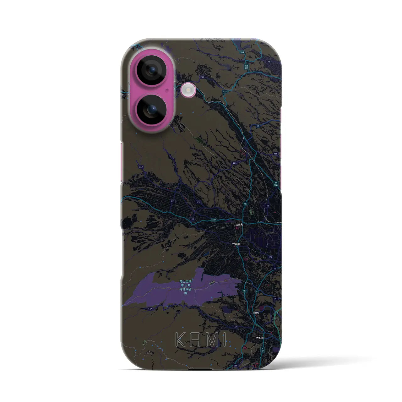 【加美（宮城県）】地図柄iPhoneケース（バックカバータイプ）