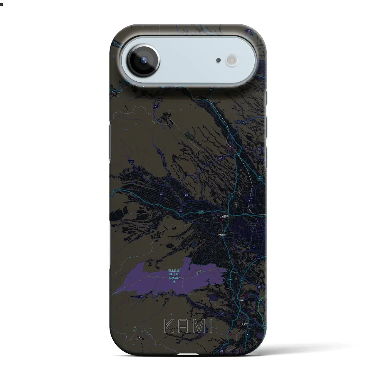 【加美（宮城県）】地図柄iPhoneケース（バックカバータイプ）