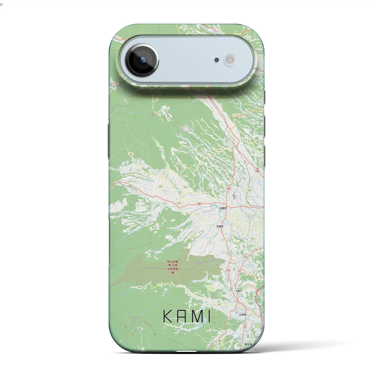 【加美（宮城県）】地図柄iPhoneケース（バックカバータイプ）