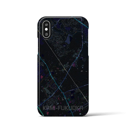 【上福岡（埼玉県）】地図柄iPhoneケース（バックカバータイプ）