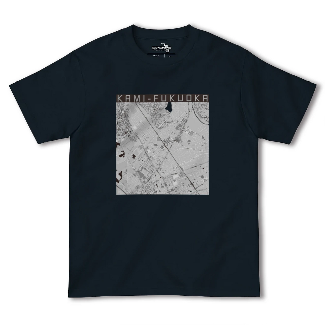 【上福岡(埼玉県)】地図柄ヘビーウェイトTシャツ