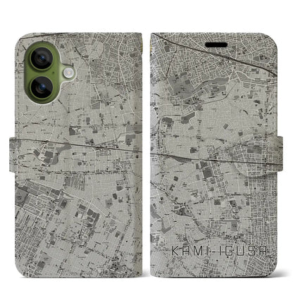 【上井草（東京都）】地図柄iPhoneケース（手帳タイプ）