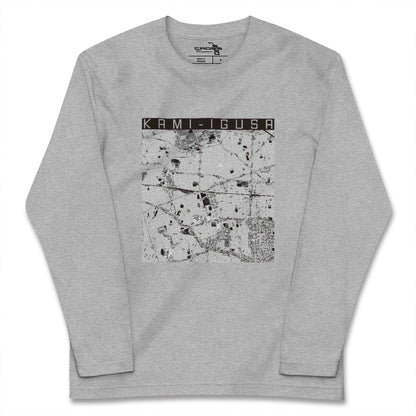 【上井草（東京都）】地図柄ロングスリーブTシャツ