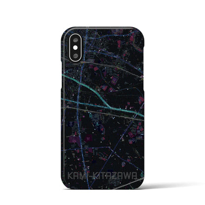 【上北沢（東京都）】地図柄iPhoneケース（バックカバータイプ）