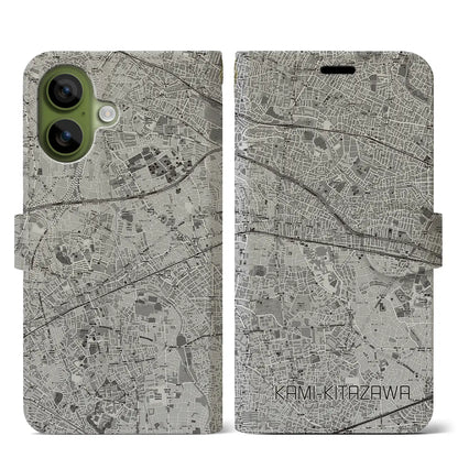 【上北沢（東京都）】地図柄iPhoneケース（手帳タイプ）