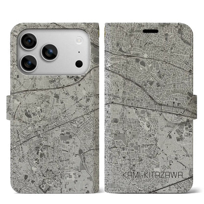 【上北沢（東京都）】地図柄iPhoneケース（手帳タイプ）