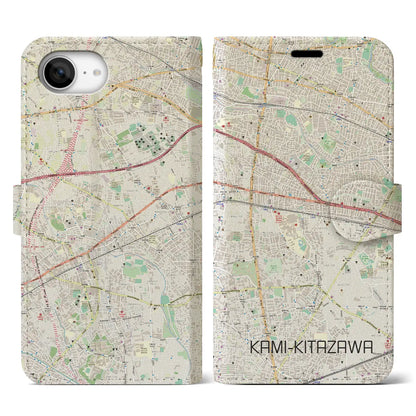 【上北沢（東京都）】地図柄iPhoneケース（手帳タイプ）