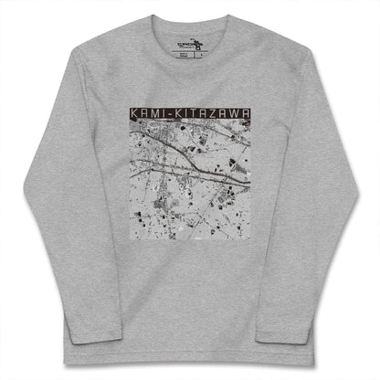 【上北沢（東京都）】地図柄ロングスリーブTシャツ