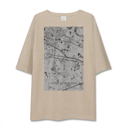 【上北沢（東京都）】地図柄ビッグシルエットTシャツ